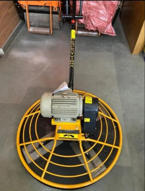 Power Trowel - Working Diameter 1000mm, 5.5 Hp Honda Gx160 Engine, 75 Kg Weight, Manual Control, Black Color