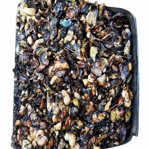 De Oiled Cashew Nut Shell Cake - Color: Black