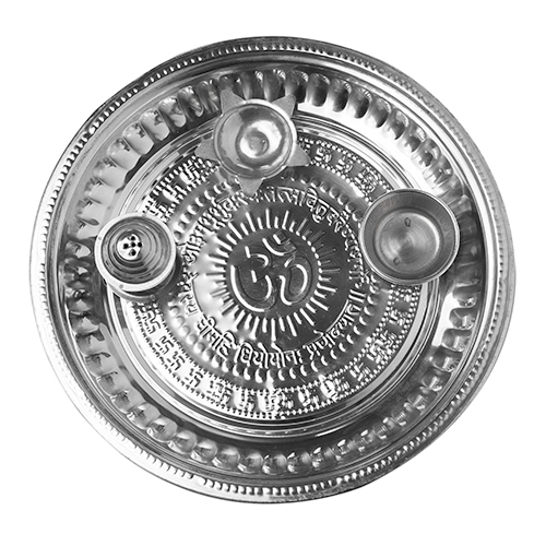 Steel Pooja Thali