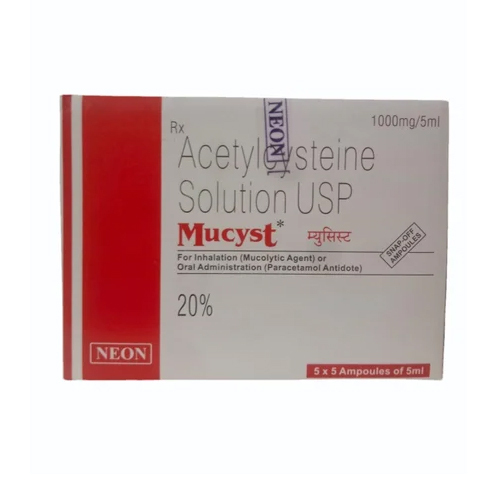 1000Mg Acetylcysteine Solution Usp - Drug Type: Injection