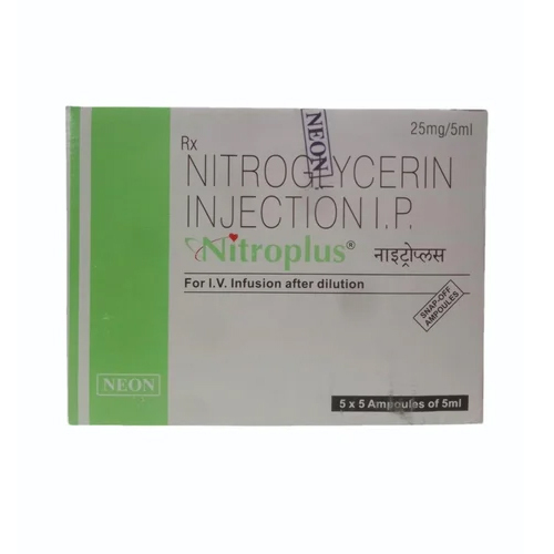 25Mg Nitroglyce Injection Ip - Physical Form: Liquid
