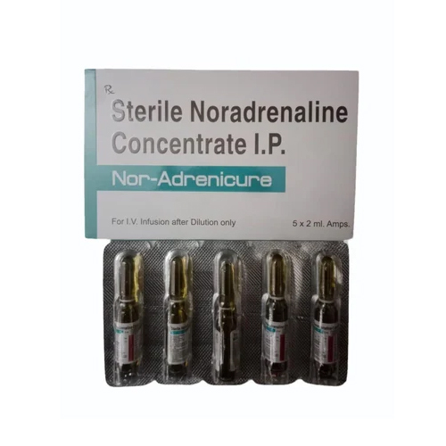 Sterile Noradrenaline Concentrate Ip - Drug Type: Injection