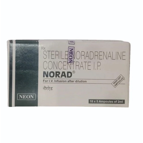 Sterile Noradrenaline Concentrate Injection Ip - Physical Form: Liquid