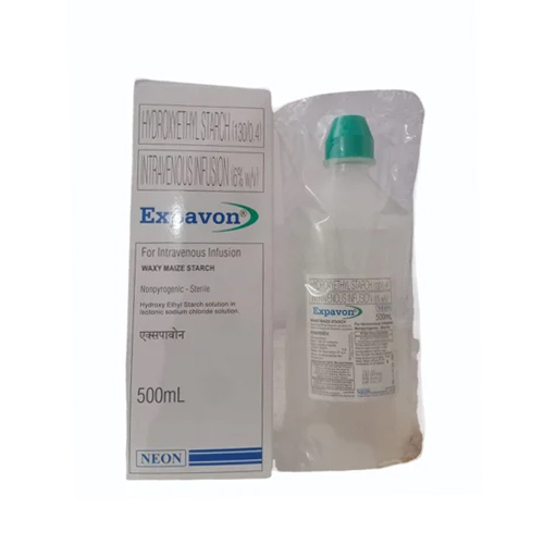 500Ml Hydroxyethyl Starch Intravenous Infusion - Drug Type: General Medicines