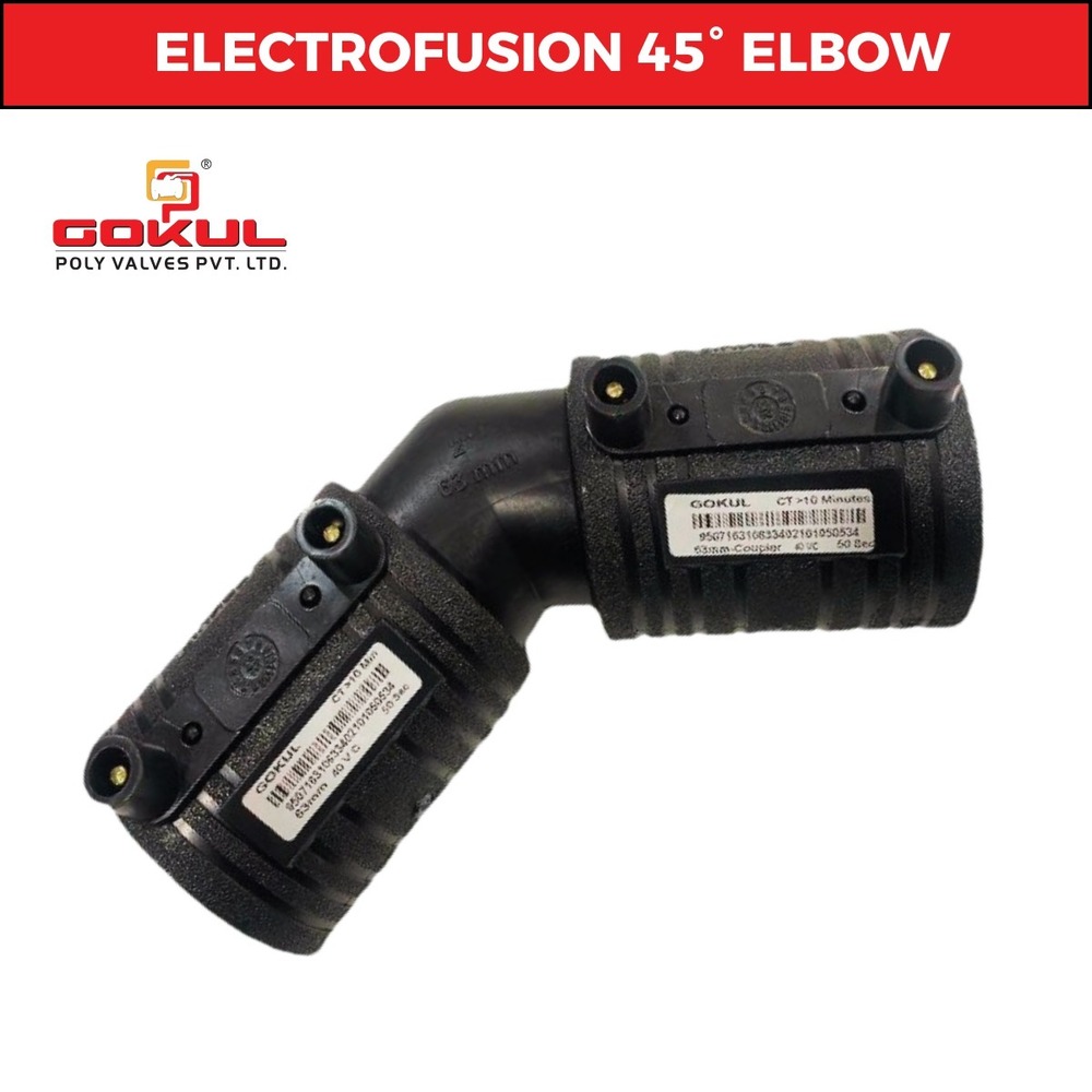 Gokul Hdpe Electrofusion Pipe ELBOW 45 Degree