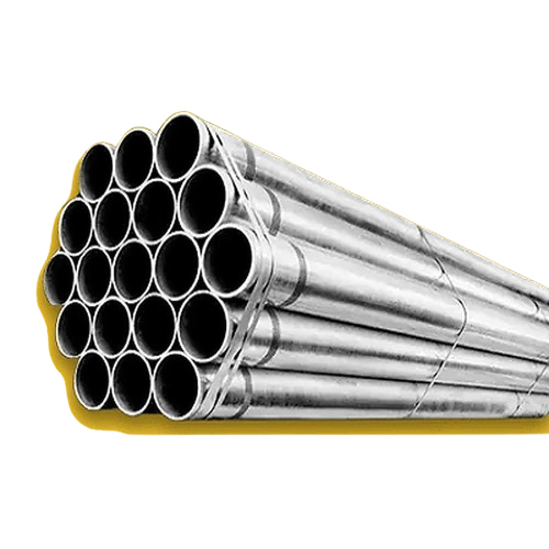 Galvanized Round Pipe - Color: Silver