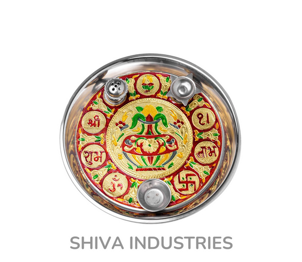 Meenakari Pooja Thali