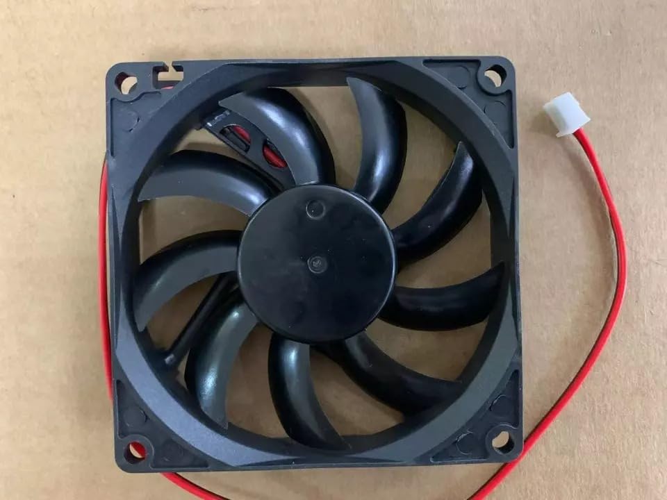ADDA AD0824HB-D71 Axial Fan 24V-0.14A DC Brushless Air Cooling Fan 3200 RPM 80 * 80 * 15mm 2-Wire
