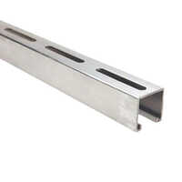 Industrial Metal Channel - Color: Silver