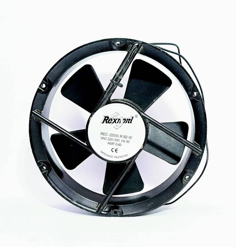 Rexnord Rec-15055 B2-MB 220/240V AC 0.28A Ball Bearing 172X150X55mm Metal Impeller Cooler (Black) Cooling Fan