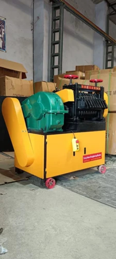 Rebar Scrap Straightening Machine Gx5-12 - Color: Yellow