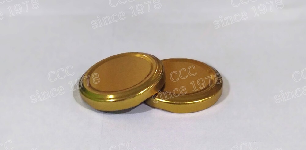 70mm Plain Gold And Silver LUG CAPS