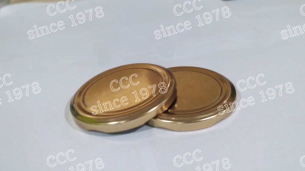 70mm Plain Gold And Silver LUG CAPS