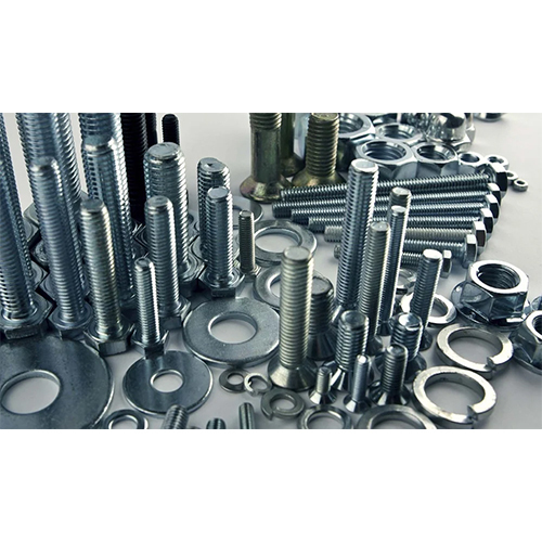 M S & H T Bolt Nut & Washer (Customized) Fasteners - Color: Silver