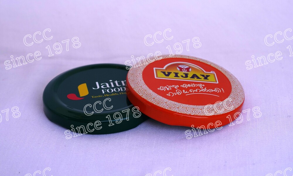 Printed 70mm Lug Caps - Tinplate Material Diameter: 70mm Color: Any Color | Twist Off Cap For Versatile Closure Solutions