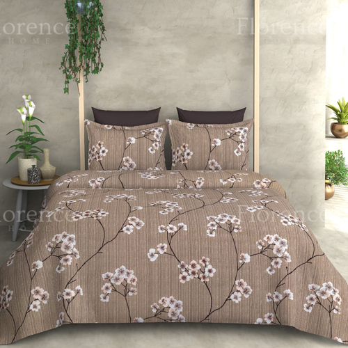 Pastel King Size Pure Cotton 250 Tc Bedsheet