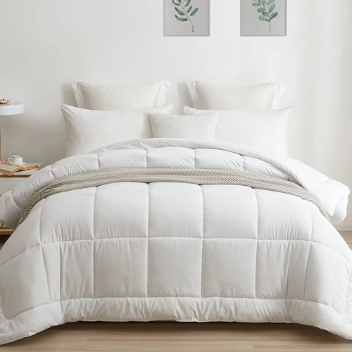 White Hotel Comforter And Duvet Cover