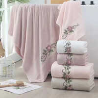 Sweet Love Cotton Embroidery Towel