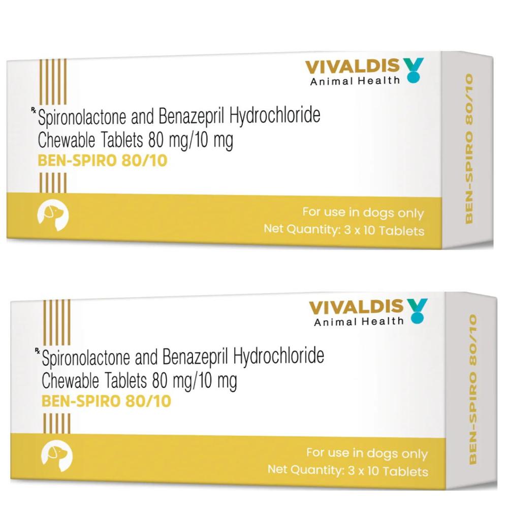 Ben-Spiro 80/10 Chewable Tablets 