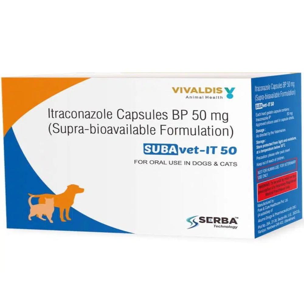 SUBAvet-IT 50 (Itraconazole) Capsules