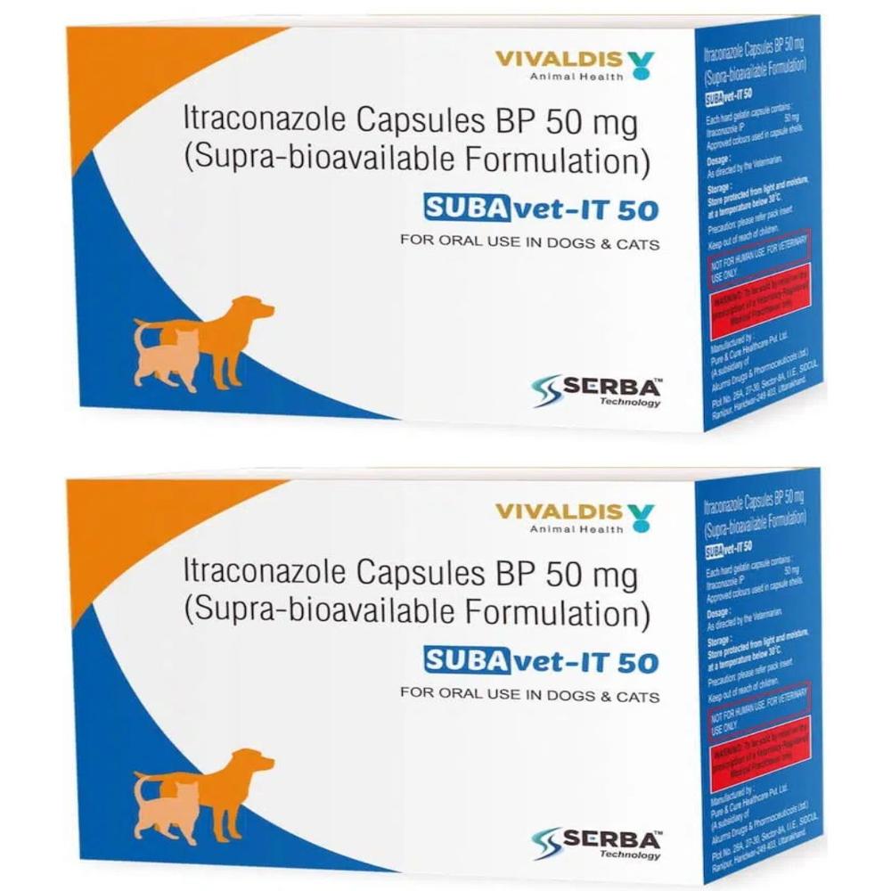 SUBAvet-IT 50 (Itraconazole) Capsules