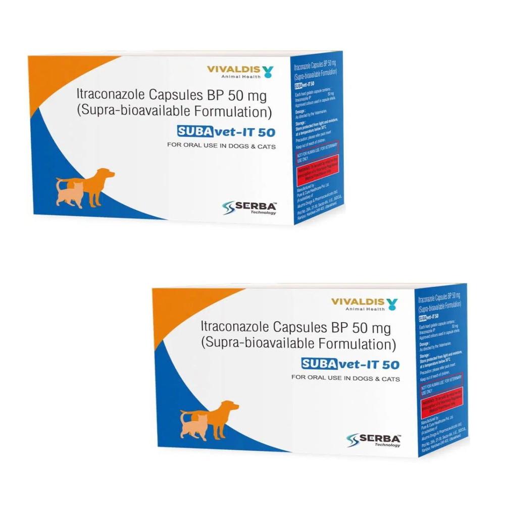 SUBAvet-IT 50 (Itraconazole) Capsules