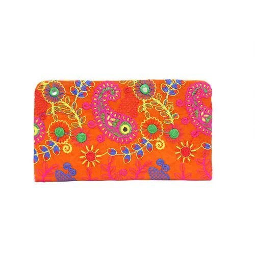 Ladies Zipper Clutch Bags