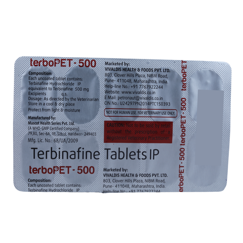 Terbopet 500mg (Terbinafine) Tablets