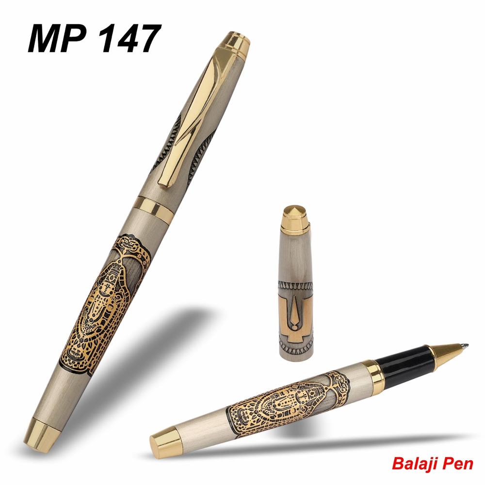 New Divine Series Metal Pen - Color: Black In Golden Color