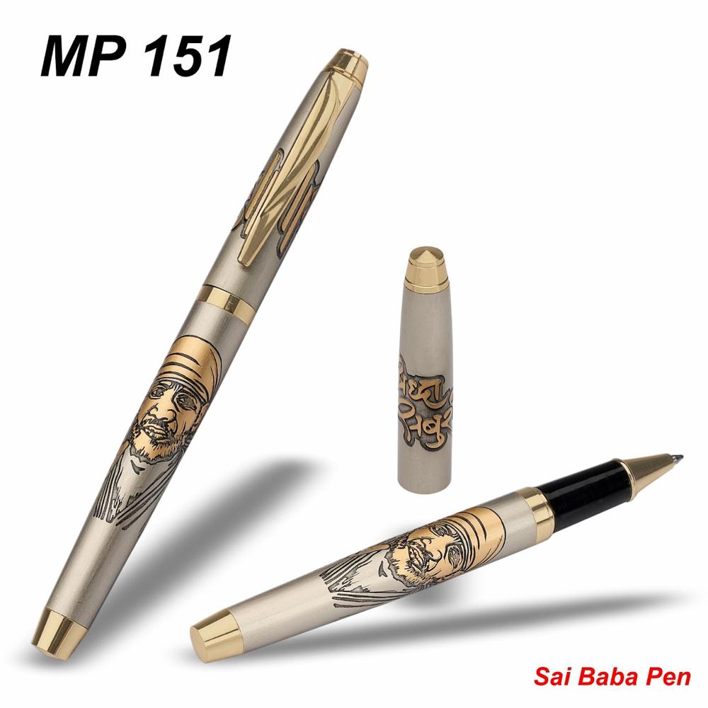 New Divine Series Metal Pen - Color: Black In Golden Color