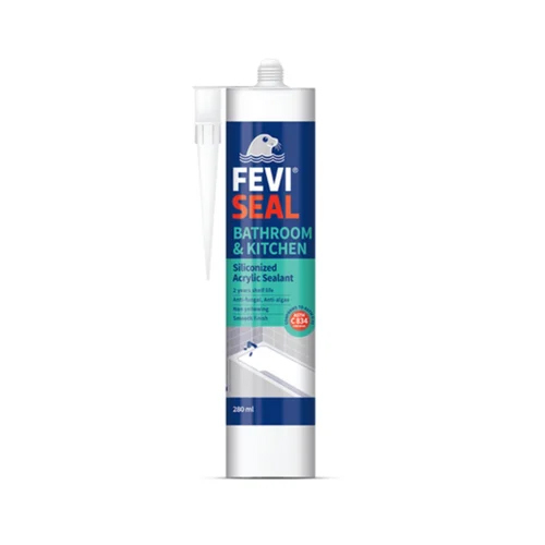 Feviseal Siliconized Acrylic Sealant For Bathroom And Kitchen Tiles - Application: Construction