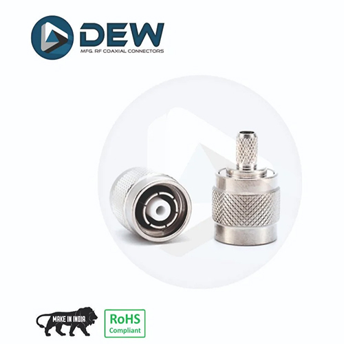 RP TNC MALE CRIMP FOR LMR200 CABLE