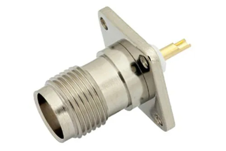 Tnc Female Connector Solder Type 4 Hole Flange Mount Solder Cup Terminal