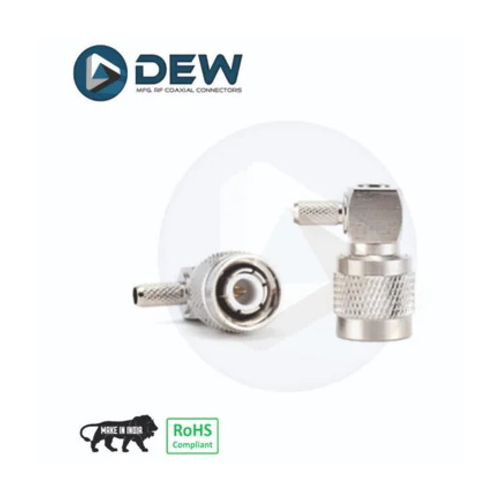 TNC MALE R/A Connector Clamp/Solder Type for RG58, RG55, RG141, RG142, RG223, RG400, RG303, LMR-195
