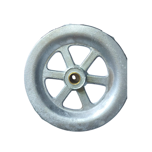 165 Dai Aluminum Pulley - Color: Silver