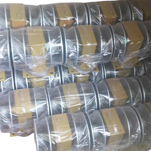 Cast Iron Double Drum Winch - Color: Silver And Yellow