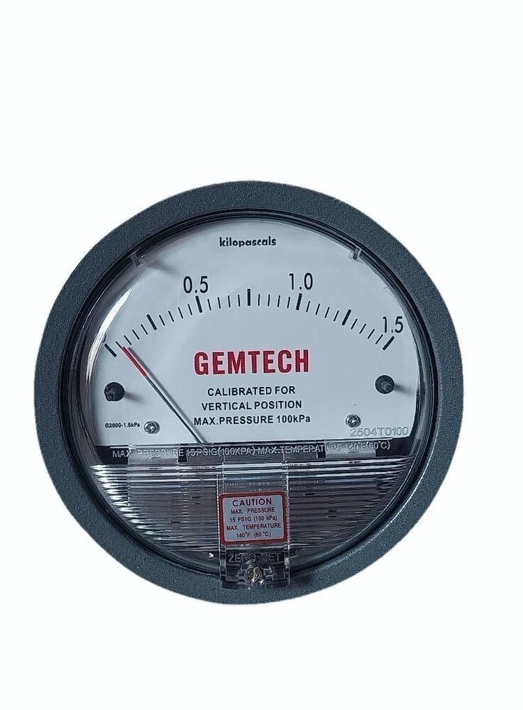 GEMTECH Differential Pressure Gauge Dealers Near SAHI HOSPITAL