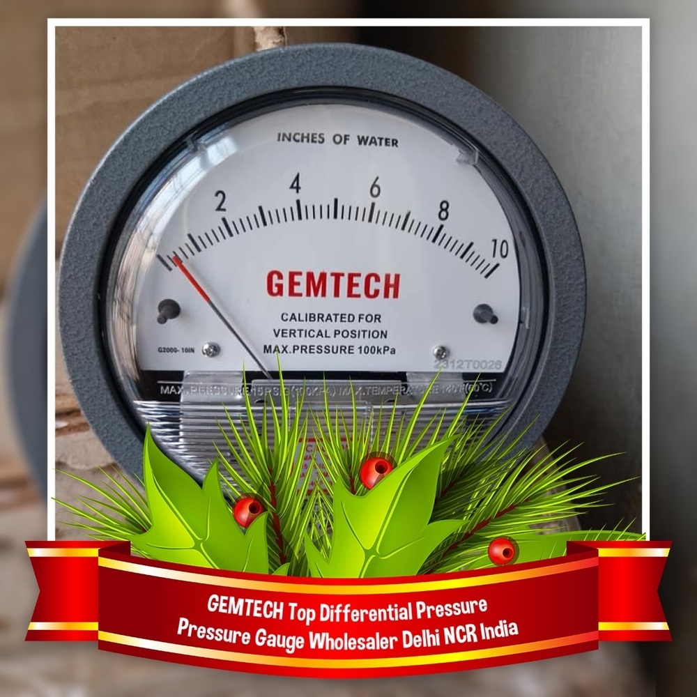 GEMTECH Differential Pressure Gauge Dealers Near Sondhi Hospital