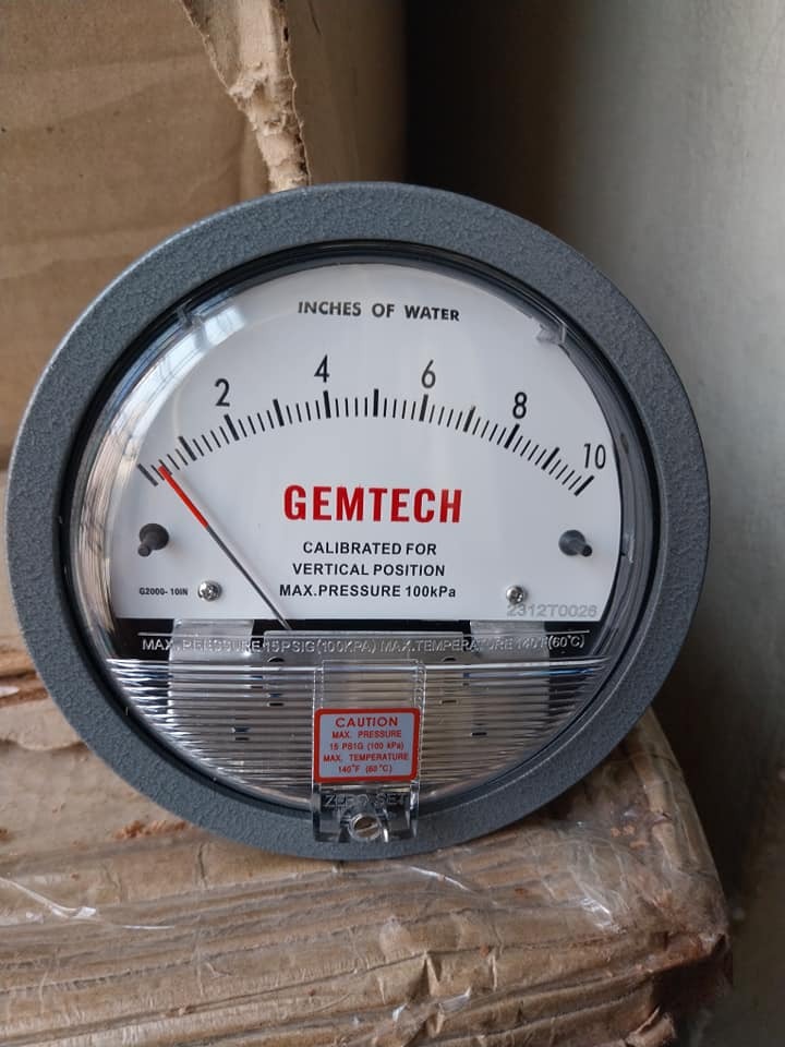 GEMTECH Differential Pressure Gauge Dealers Near Sondhi Hospital