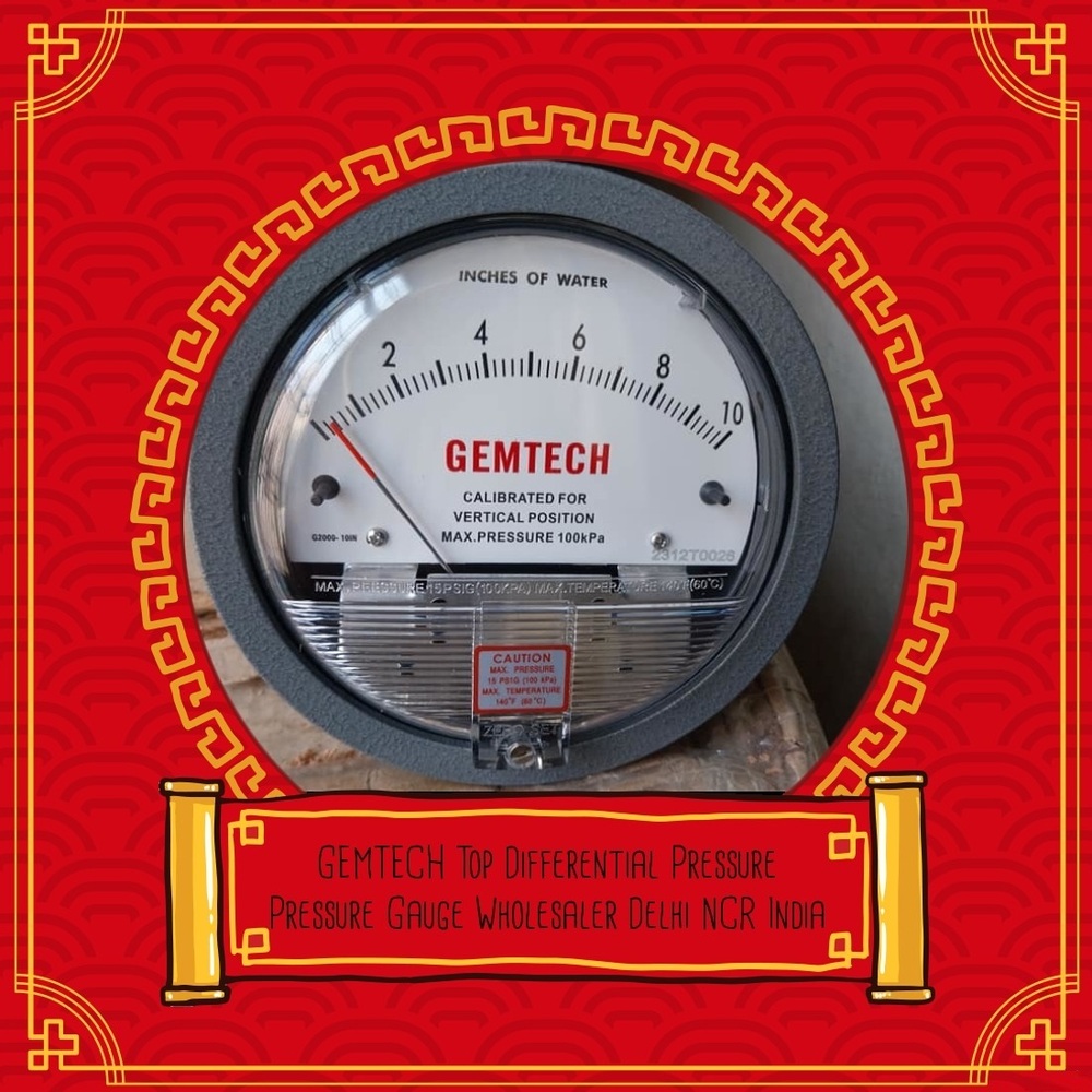 GEMTECH Differential Pressure Gauge Dealers Near Thapar Hospital