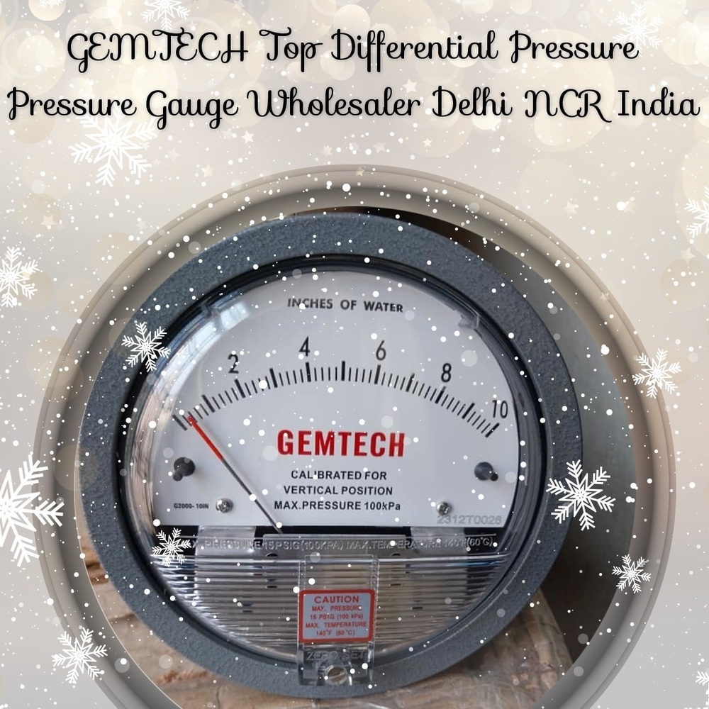 GEMTECH Differential Pressure Gauge Dealers Near Thapar Hospital