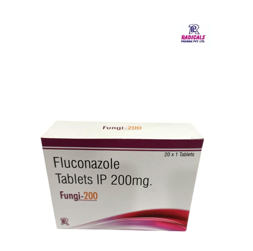 Fluconazole 200mg Tablet - 10x1 Pack, General Medicine For Adults & Aged Persons, Store In Cool & Dry Place, Doctor Prescription Required