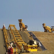 पाइलिंग कार्य, निर्माण कार्य, कंक्रीट कार्य