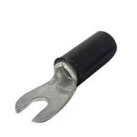 Copper Ring Tongue Fork Terminal - Color: Black