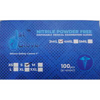 Nitrile Power Free Disposable Medical Examination Gloves