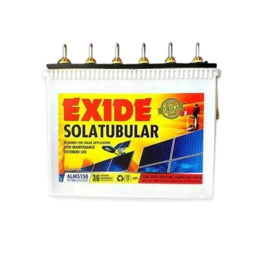 Exide 150 Ah Solar Inverter Battery - Features: 100 % Mercury Free