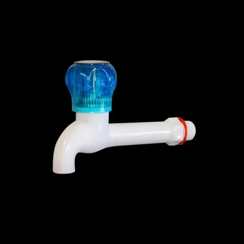 Crystal Long Body Bib Cock - Color: White And Blue