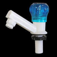 Pvc Traditional Water Tap - Color: White And Blue