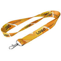 Office Id Card Lanyard - Color: Orange