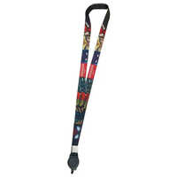 Multicolor Printed Satin Lanyard